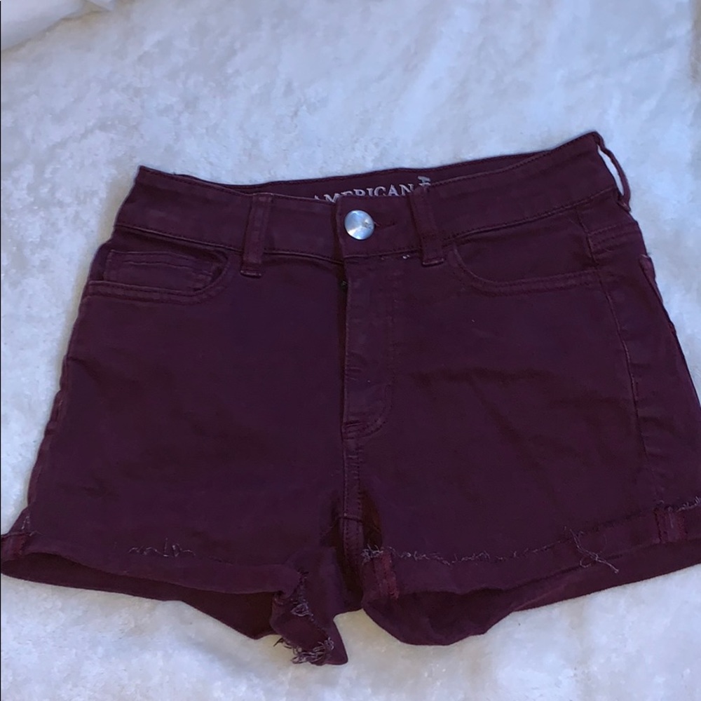 Maroon shorts
